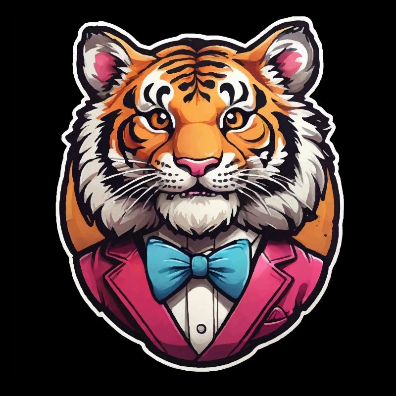 Drôle de tigre comique