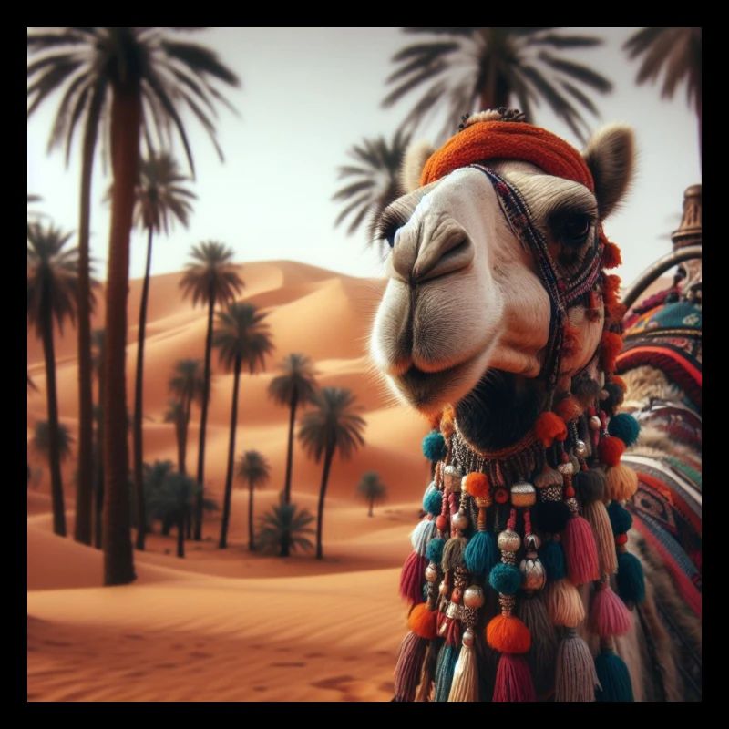 true camel in a desert A6