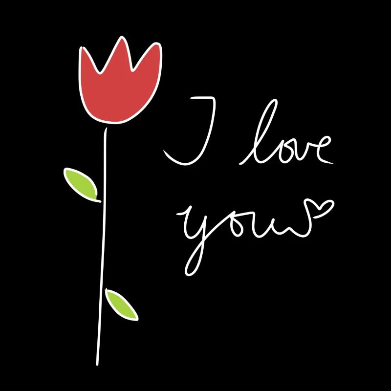 Rose Ich liebe dich Herz