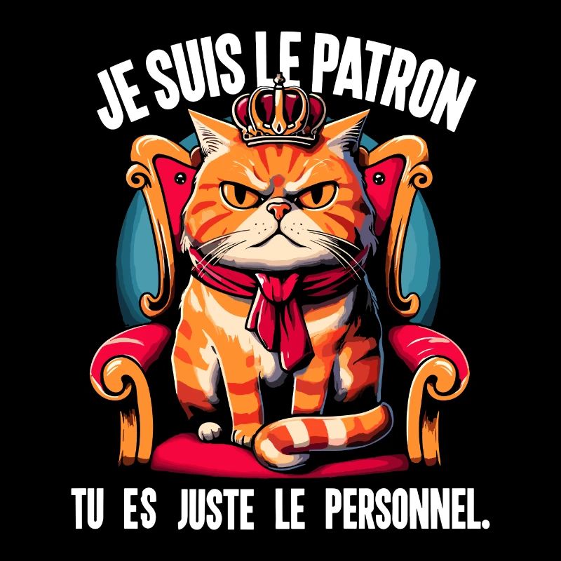 je suis le patron, chat.