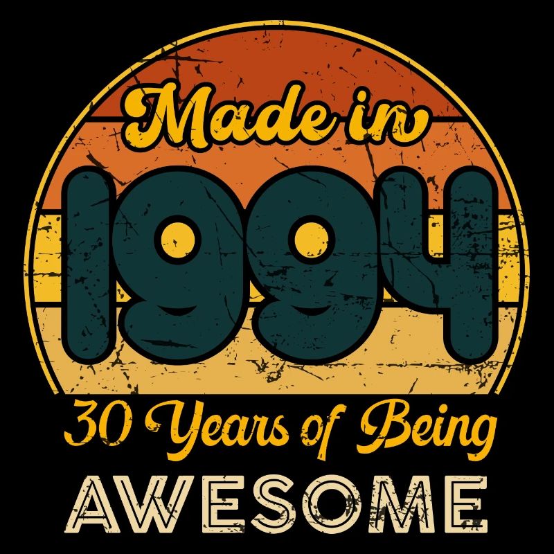 Né en 1994 - Vintage 1994 Anniversaire Rétro