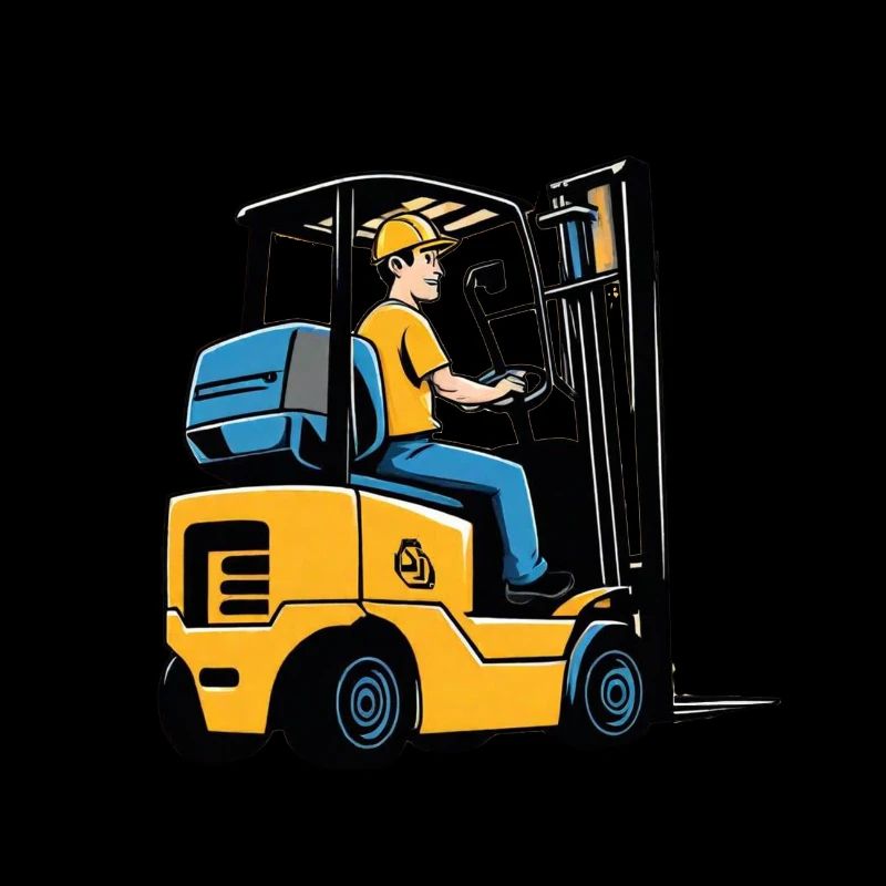 Conducteur de chariot élévateur Commis d’entrepôt de chariot élévateur