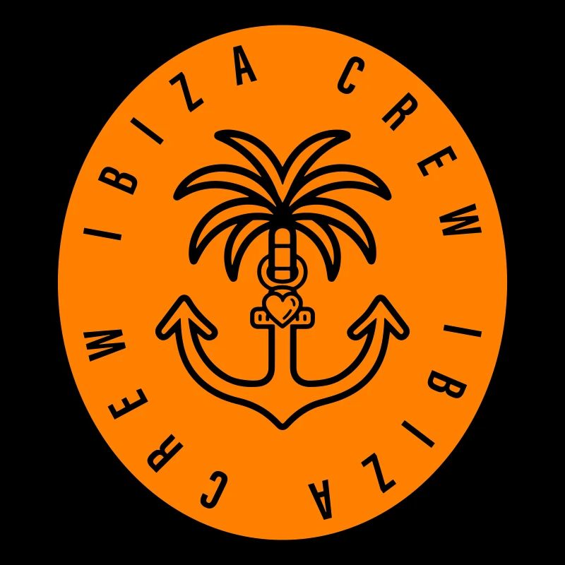 Ibiza Crew Anchor Palm Tree Coeur