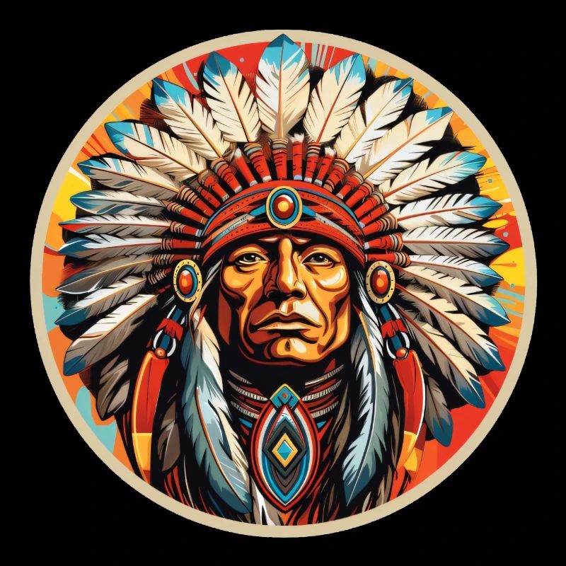 Native American Häuptling