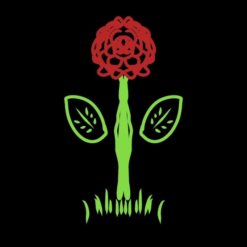 Blume Rose Symbol Form Pflanze