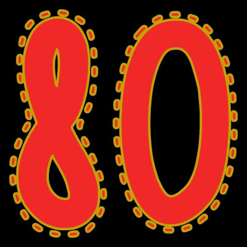 80. 80 ANS. 80e ANNIVERSAIRE. ANNIVERSAIRE 80 ANS.