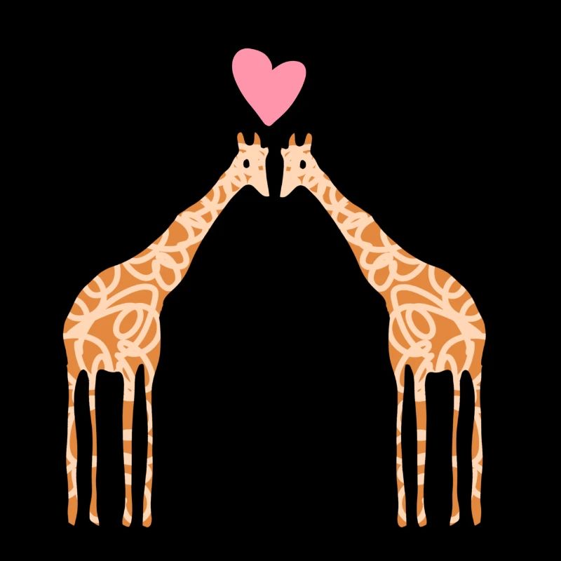 giraffe tier symbol liebe giraffen tiere herz