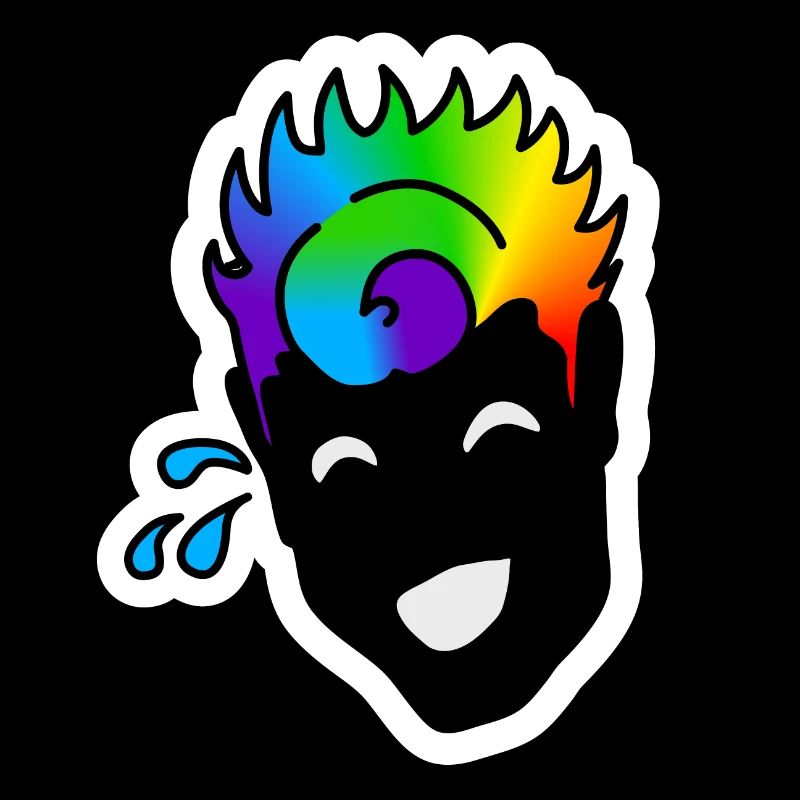 Laughing mao : Sticky Queer Pride