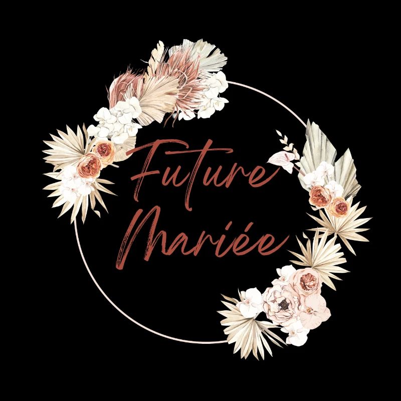 Future mariée couronne fleurs Boho