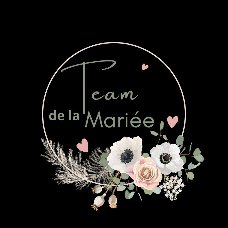 Brautteam Krone Boho Blumen