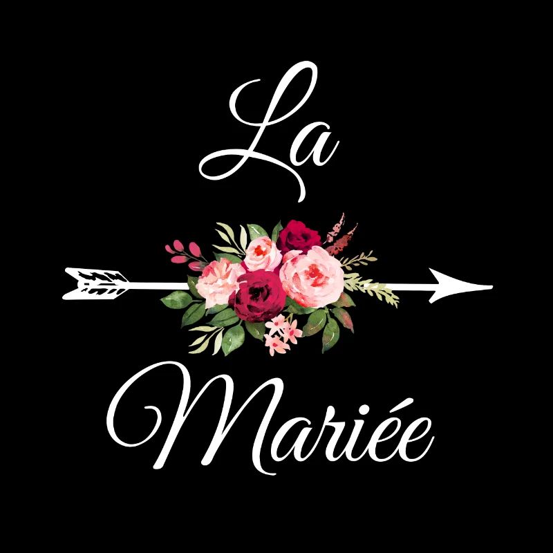 La mariée bouquet de fleurs flèche