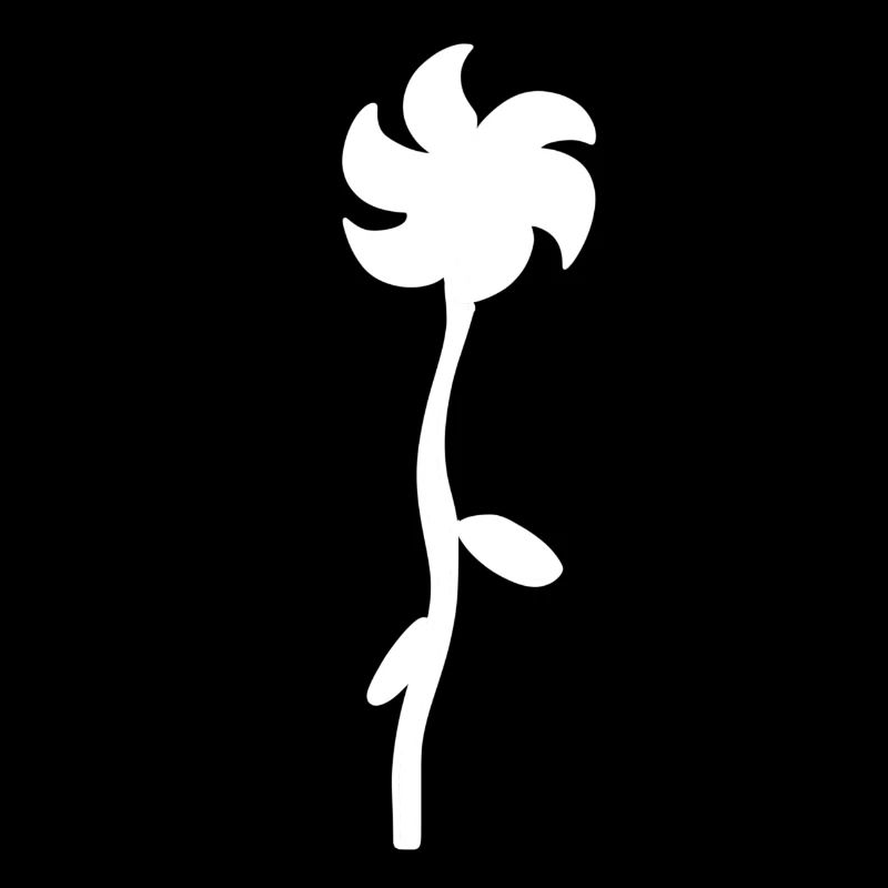 Symbole de forme de fleur Plante Nature