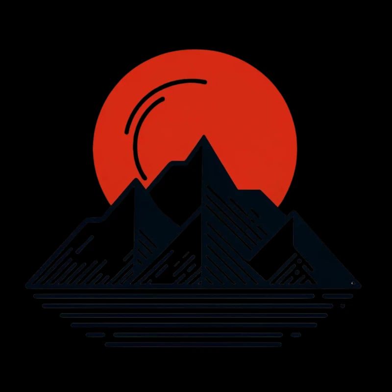 Sommet du soleil de minuit