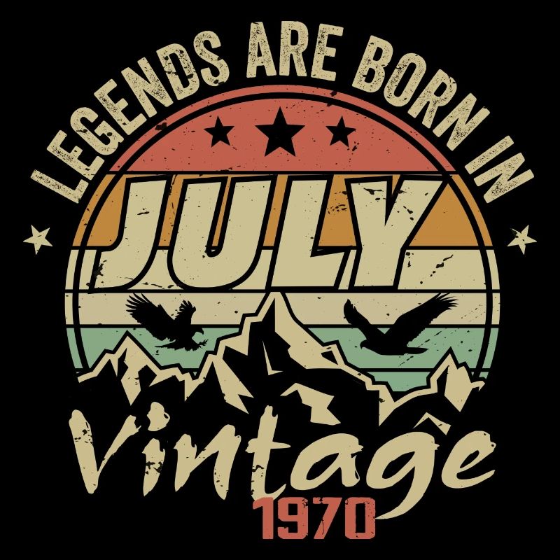 Vintage-Jubiläum – Hergestellt im Juli 1970