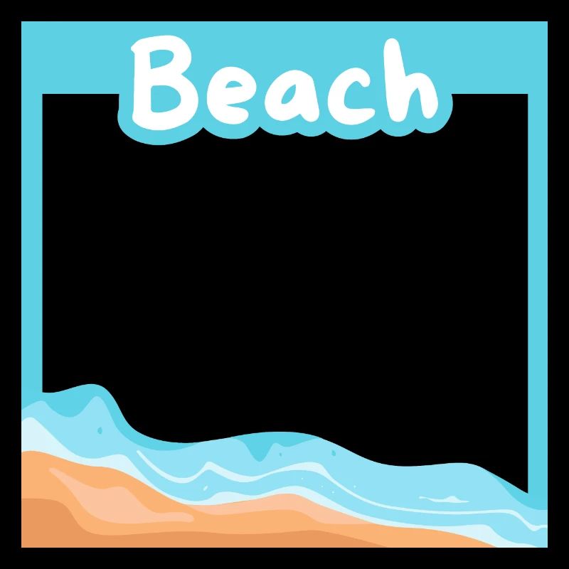 Plage de rêve dans un cadre