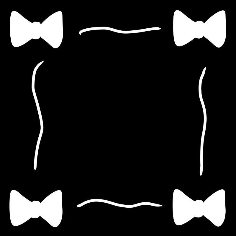 Cadre de symbole de boucle à quatre boucles