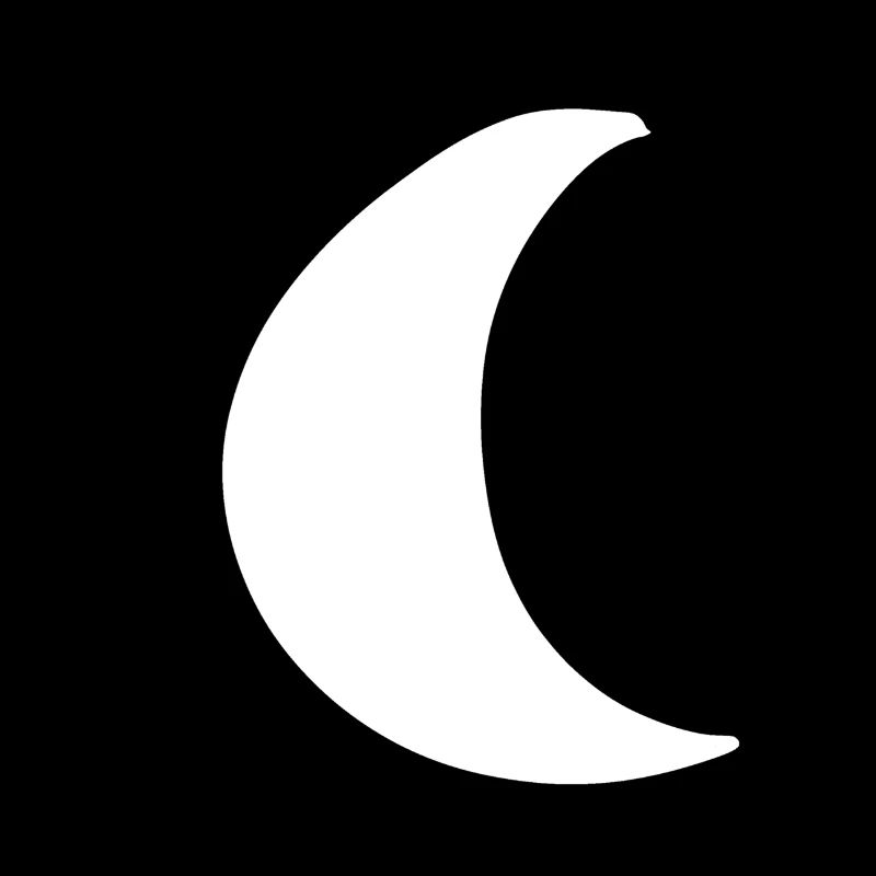 Symbole de la planète en forme de lune