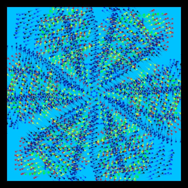 Light Blue Pinwheel