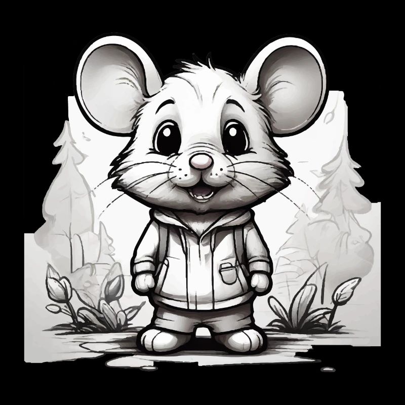 Souris Mignon Enfants Dessin Bande Dessinée