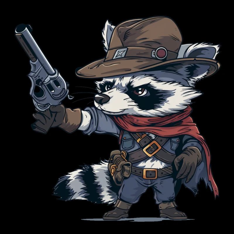 Waschbär-Western