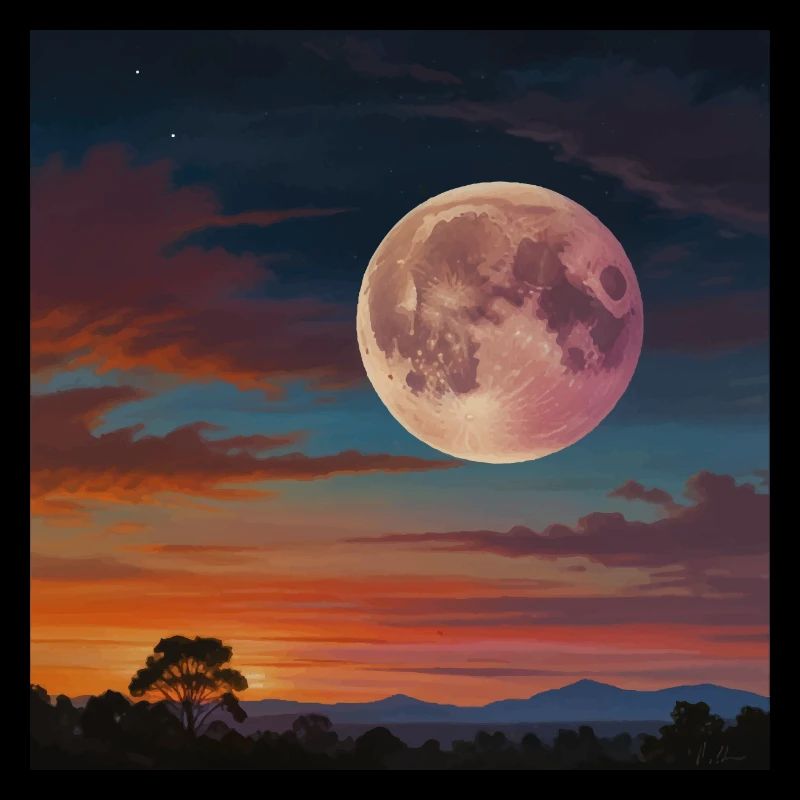 Paysage Coucher De Soleil