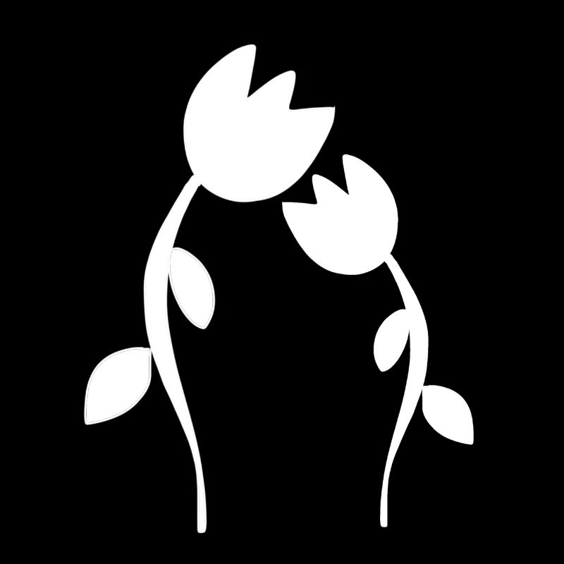 Fleur symbole fleur plante deux roses forme