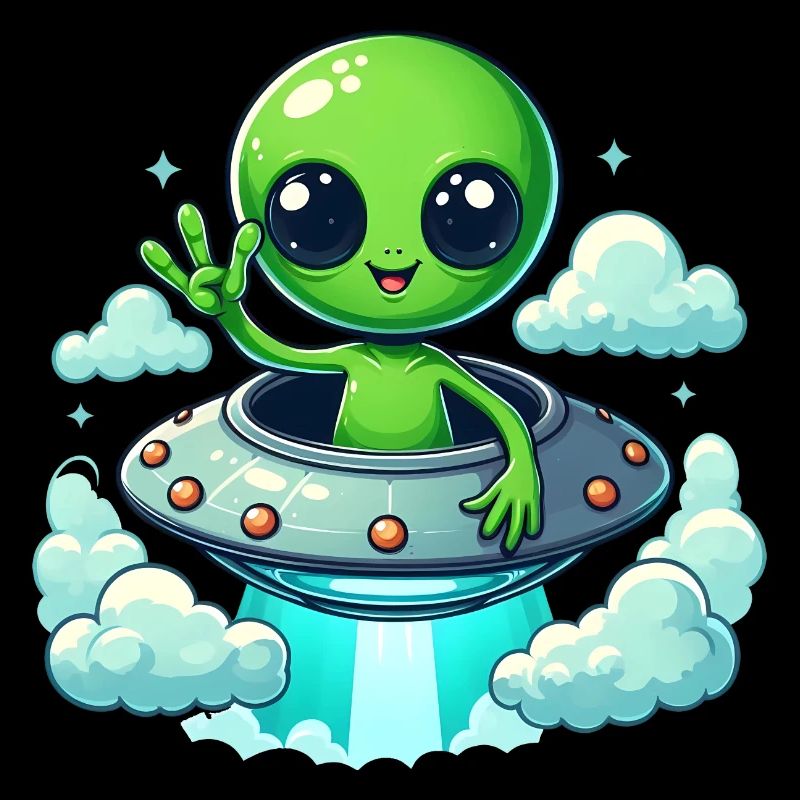 Alien Shows Peace