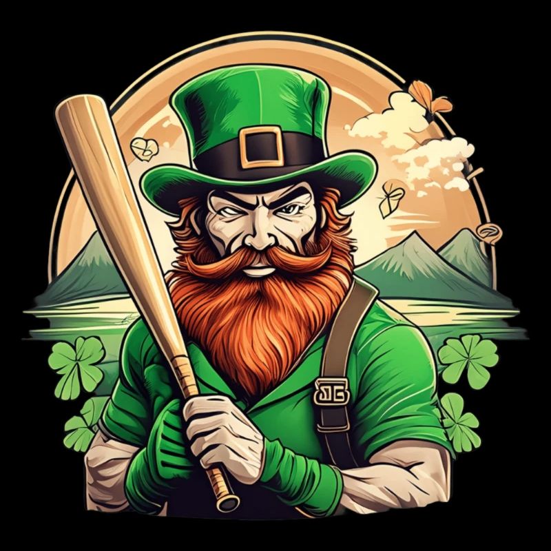 St. Patrick’s Day Shamrock Baseball