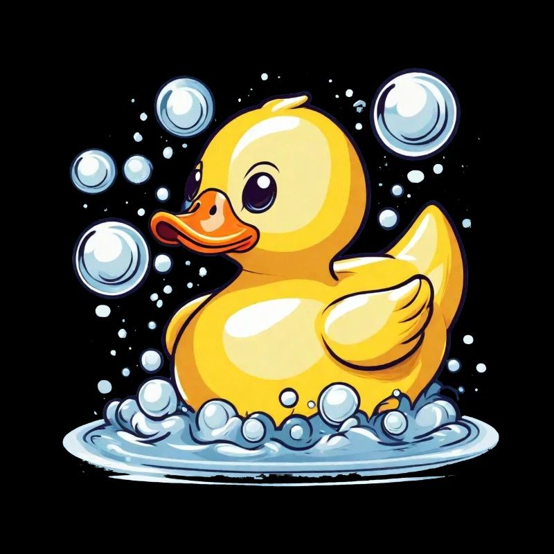 Canard de bain des vacances d’été