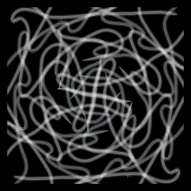 Design abstrait noir et blanc