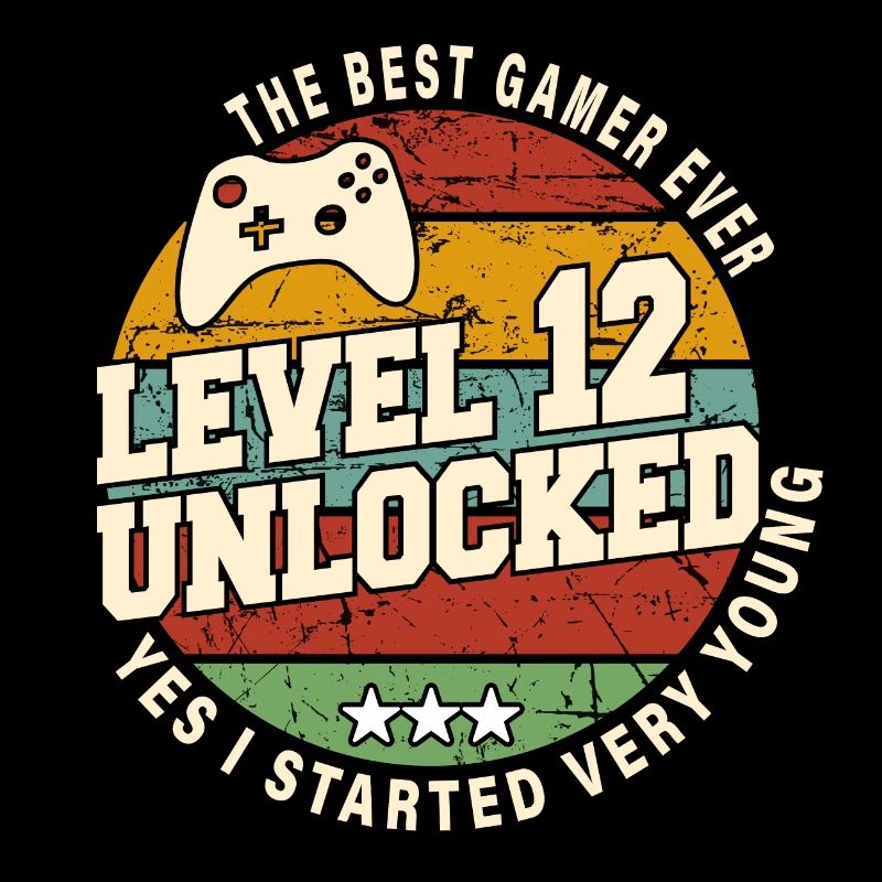 Original 2012 12th Anniversary Retro Geschenk