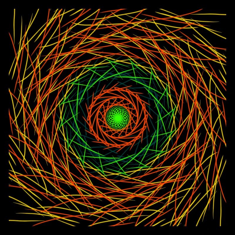 abstract concentric lines