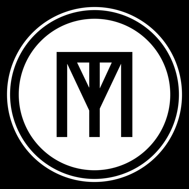 TM MT Logo with Ring Circle Inverted