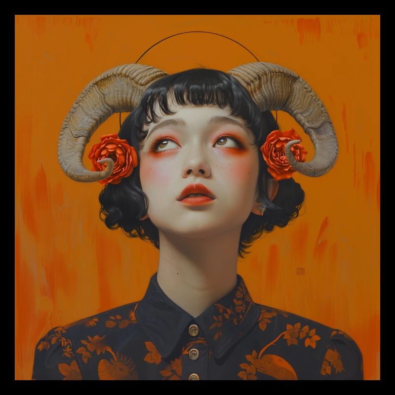 Japanisches Mädchen Porträt