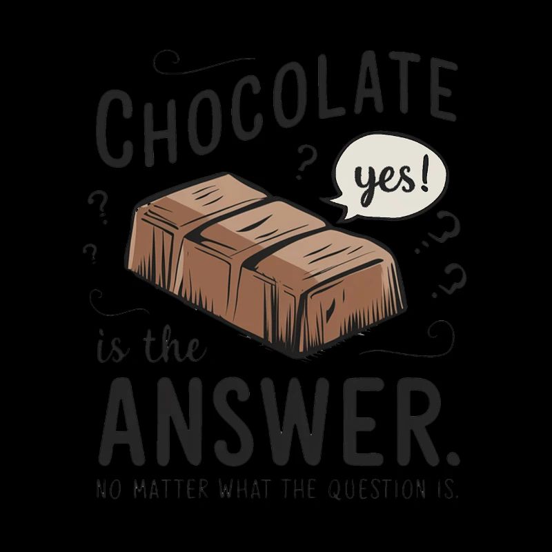 Chocolate is the answer. No matter what the question is