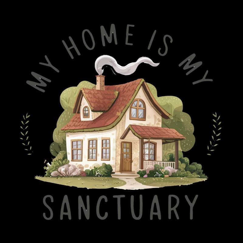 Ma maison est mon refuge.