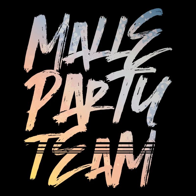 équipe de fête malle colorée