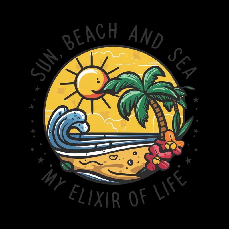 Le soleil, la plage et la mer - mon élixir de vie