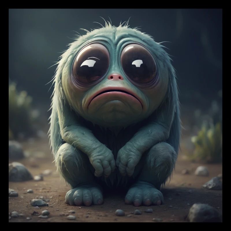 Sad creature