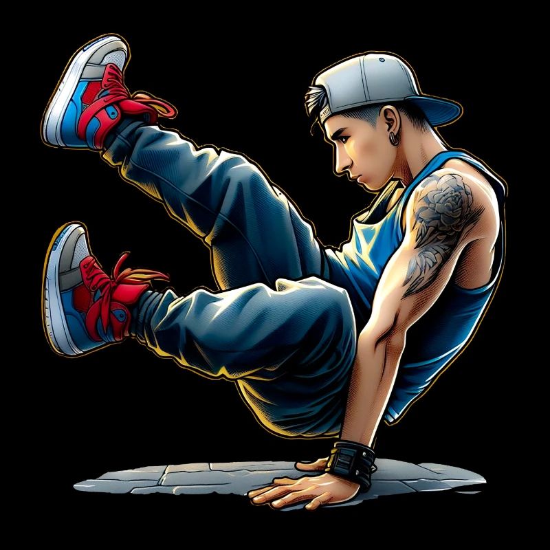 Spektakulärer Tanz - Breakdance