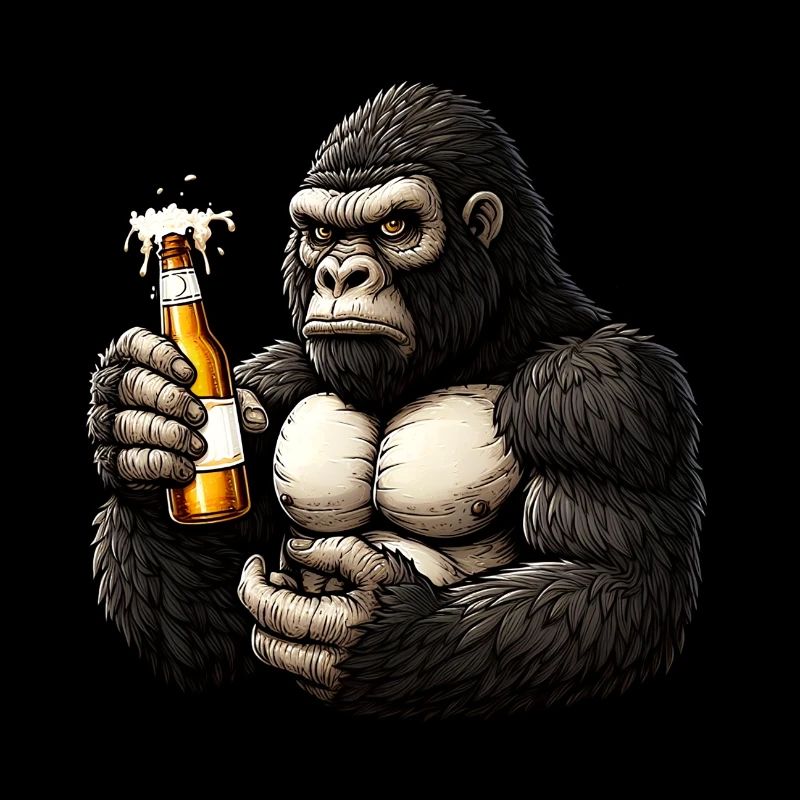 Gros Singe Bière Addict