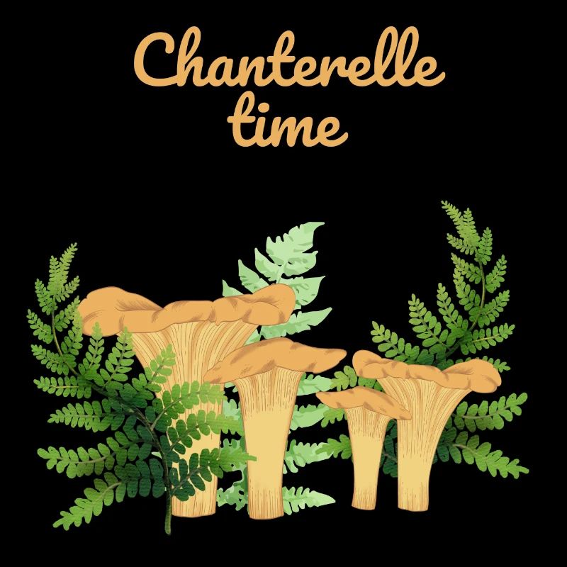 Pfifferlinge im Wald