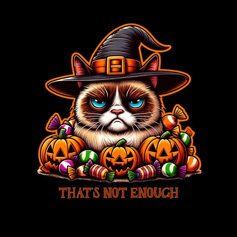 Chat maléfique d’Halloween