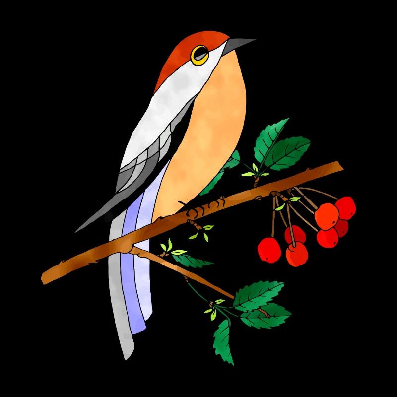 Bunter Vogel