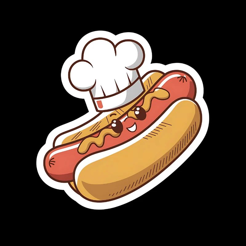 Hot-dog kawaii mignon