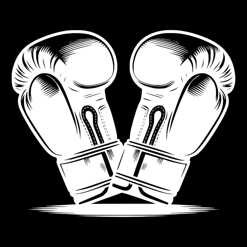 Gants de boxe prêts pour le prochain match de boxe