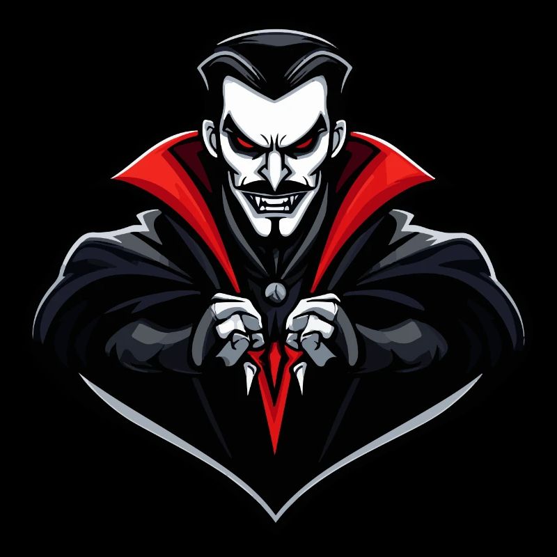 Vampir Halloween Comic