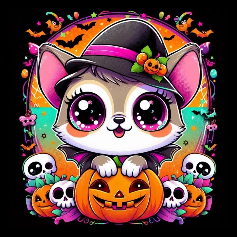 Halloween coloré