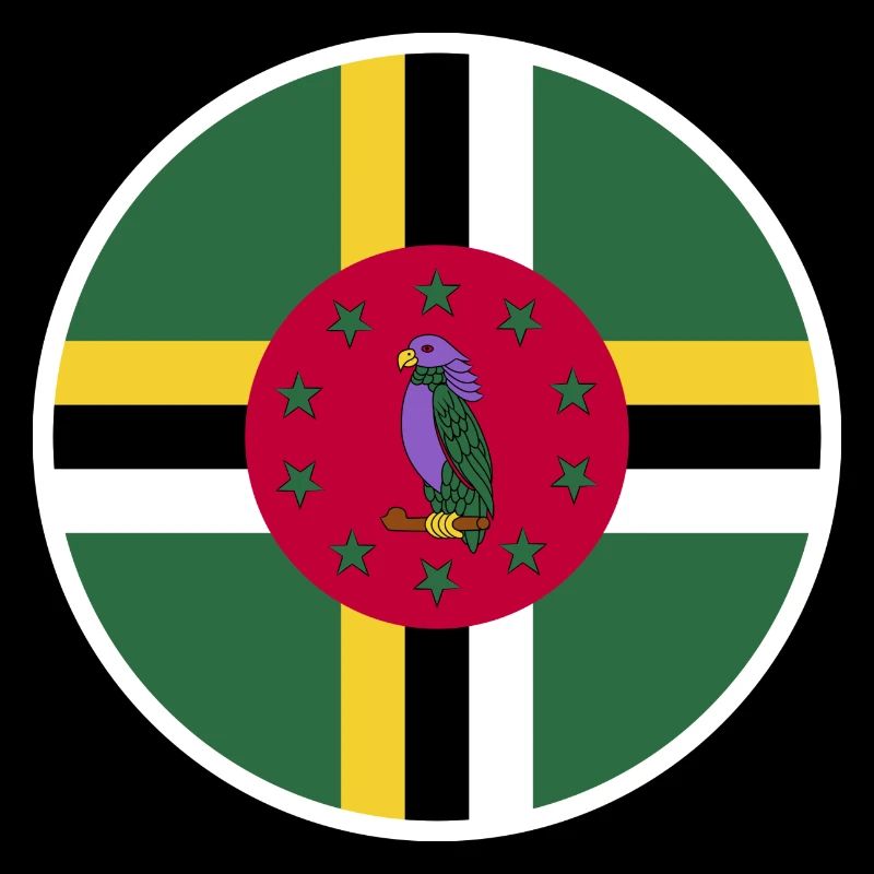 Drapeau dominicain de la Dominique