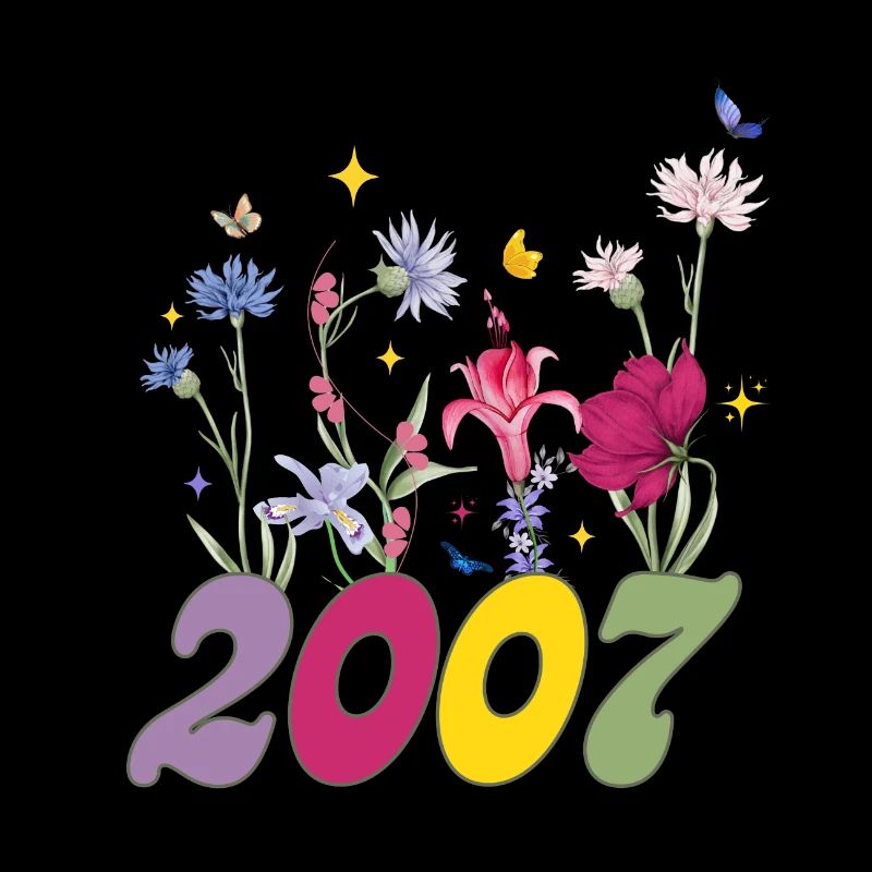 Année de naissance 2007 fleurs sauvages